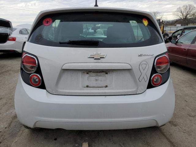 1G1JA6SH9E4132500 - 2014 CHEVROLET SONIC LS WHITE photo 6
