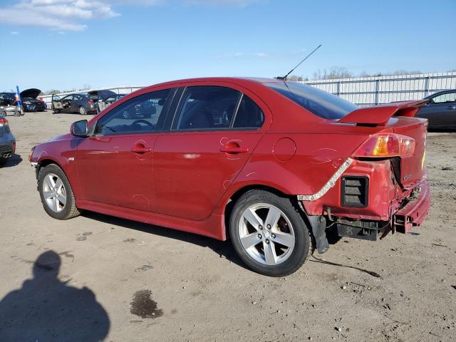 JA3AU26U49U006340 - 2009 MITSUBISHI LANCER ES/ES SPORT RED photo 2