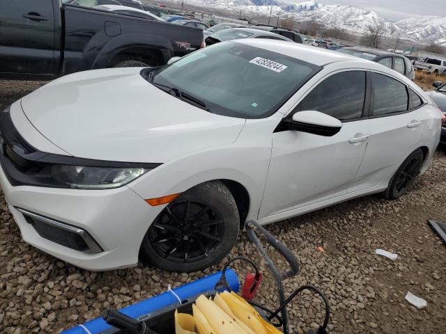 2HGFC2F61KH597040 - 2019 HONDA CIVIC LX WHITE photo 1