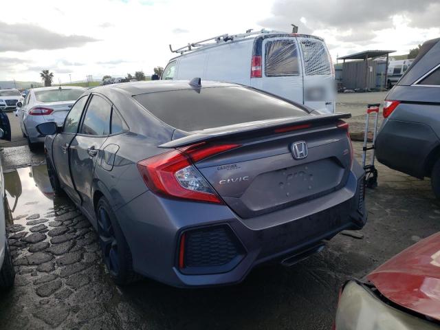 2HGFC1E58KH707777 - 2019 HONDA CIVIC SI GRAY photo 2