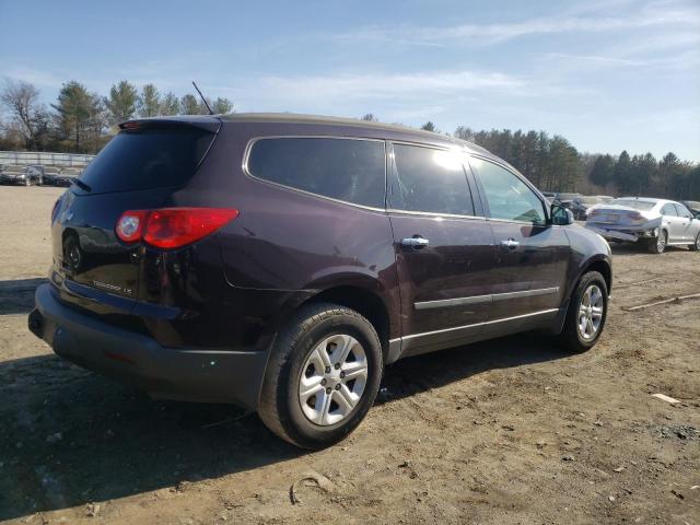 1GNER13DX9S135592 - 2009 CHEVROLET TRAVERSE LS BURGUNDY photo 3