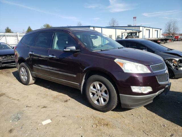 1GNER13DX9S135592 - 2009 CHEVROLET TRAVERSE LS BURGUNDY photo 4