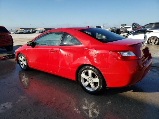 2HGFG12877H578084 - 2007 HONDA CIVIC EX RED photo 2