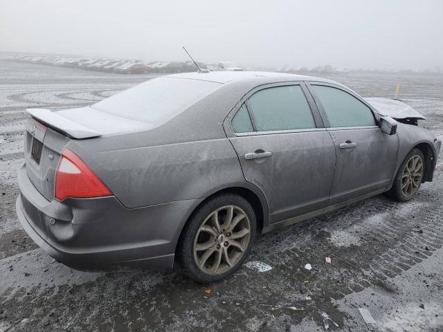 3FAHP0HA4BR329739 - 2011 FORD FUSION SE GRAY photo 3