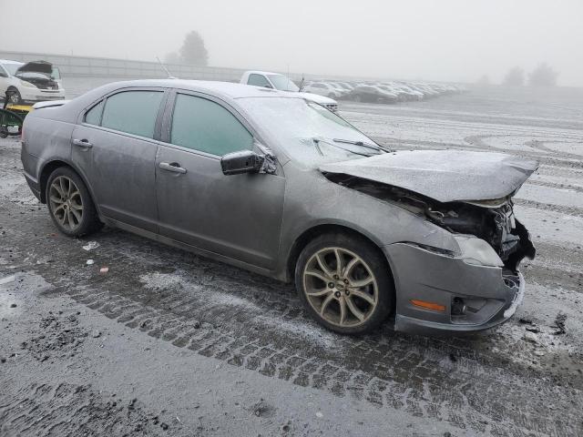 3FAHP0HA4BR329739 - 2011 FORD FUSION SE GRAY photo 4