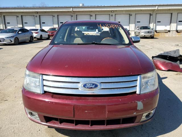 1FAHP25W68G121504 - 2008 FORD TAURUS LIMITED BURGUNDY photo 5