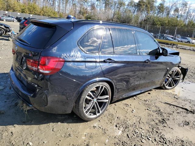 5YMKT6C58G0R78919 - 2016 BMW X5 M BLUE photo 3