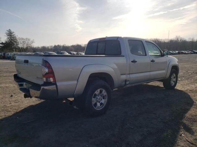 3TMMU4FN3AM020970 - 2010 TOYOTA TACOMA DOUBLE CAB LONG BED SILVER photo 3