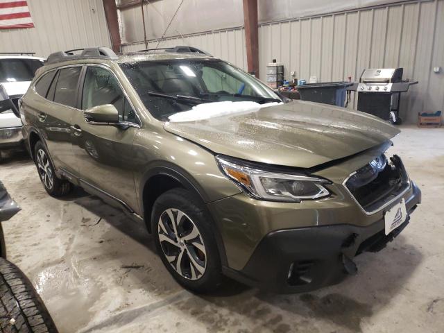 4S4BTANC1M3165757 - 2021 SUBARU OUTBACK LI GREEN photo 4