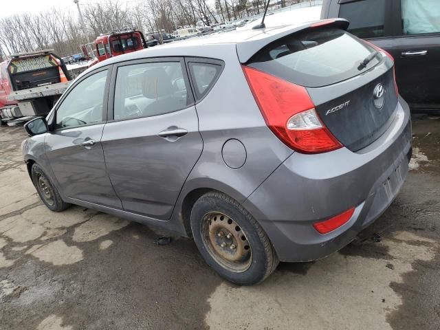 KMHCT5AE7EU181766 - 2014 HYUNDAI ACCENT GLS GRAY photo 2