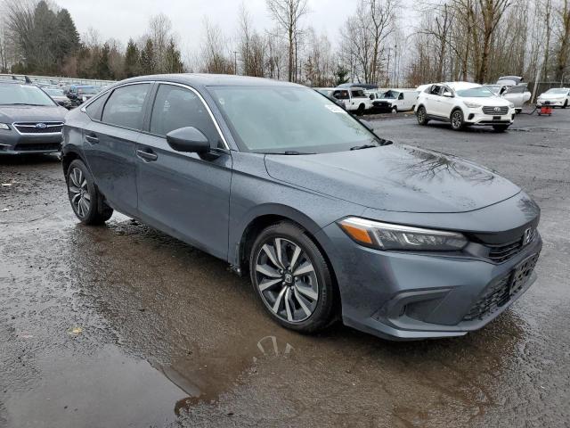 2HGFE1F76NH323267 - 2022 HONDA CIVIC EX GRAY photo 4