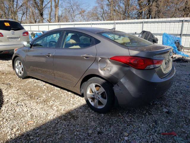 5NPDH4AE1DH275915 - 2013 HYUNDAI ELANTRA GLS SILVER photo 2