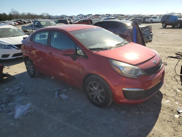 KNADM4A37H6075094 - 2017 KIA RIO LX RED photo 4