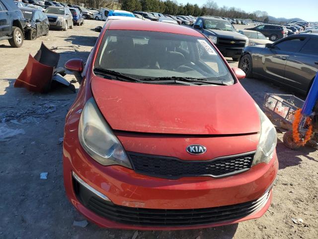 KNADM4A37H6075094 - 2017 KIA RIO LX RED photo 5