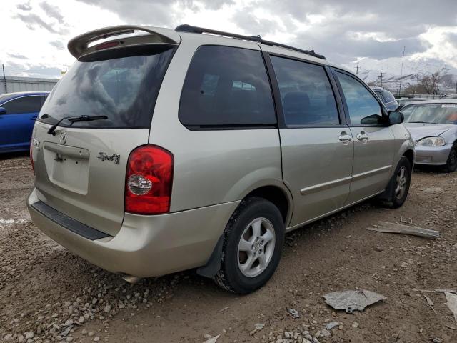 JM3LW28J420317701 - 2002 MAZDA MPV WAGON GOLD photo 3