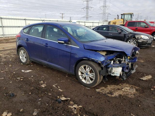 1FAHP3M28CL437796 - 2012 FORD FOCUS SEL BLUE photo 4