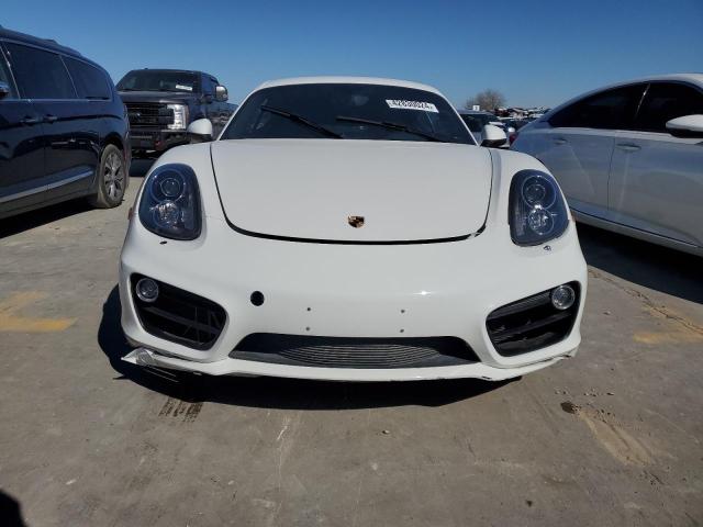 WP0AB2A83EK193755 - 2014 PORSCHE CAYMAN S WHITE photo 5