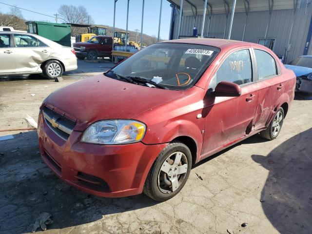 KL1TD56648B198311 - 2008 CHEVROLET AVEO BASE RED photo 1