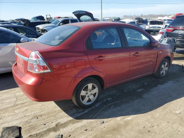 KL1TD56648B198311 - 2008 CHEVROLET AVEO BASE RED photo 3