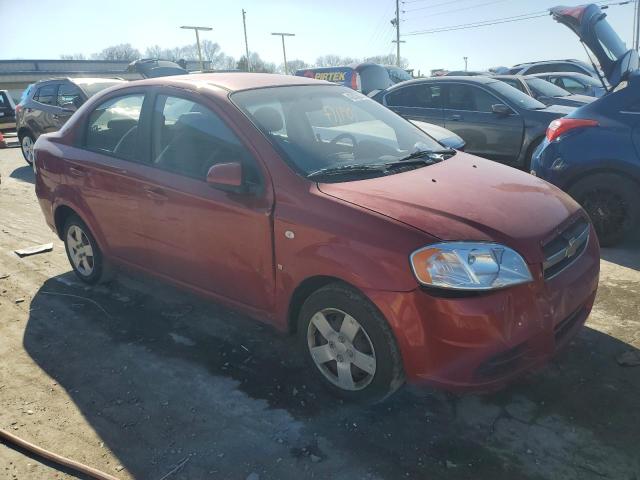 KL1TD56648B198311 - 2008 CHEVROLET AVEO BASE RED photo 4