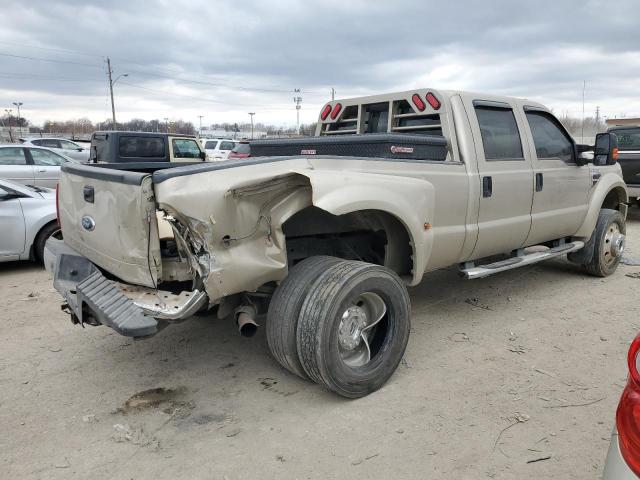 1FTXW43R98EA44799 - 2008 FORD F450 SUPER DUTY GOLD photo 3