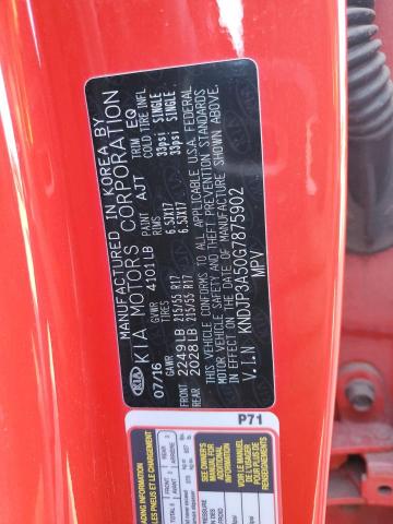 KNDJP3A50G7875902 - 2016 KIA SOUL + RED photo 13