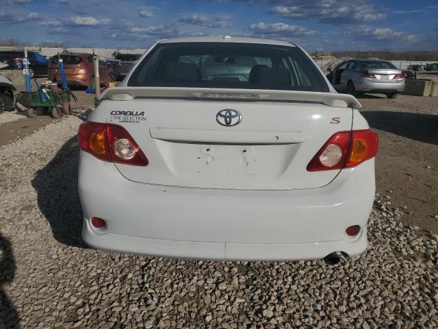 1NXBU40E39Z136415 - 2009 TOYOTA COROLLA BASE WHITE photo 6