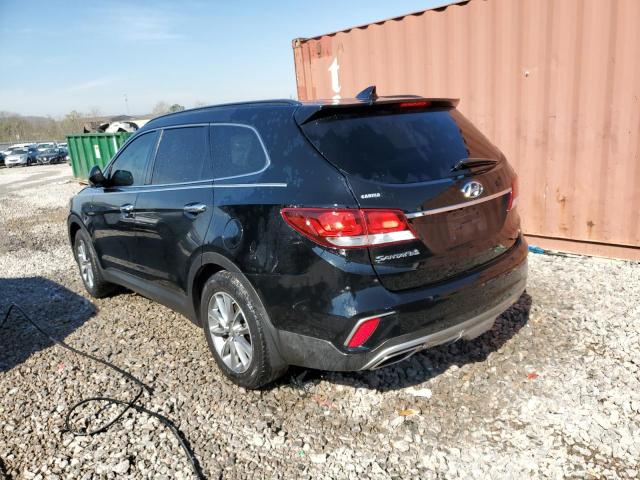 KM8SM4HF7HU242734 - 2017 HYUNDAI SANTA FE SE BLACK photo 2