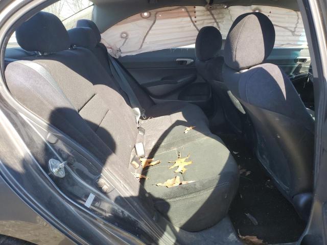 2HGFA1F65BH538041 - 2011 HONDA CIVIC LX-S Մոխրագույն լուսանկար 10