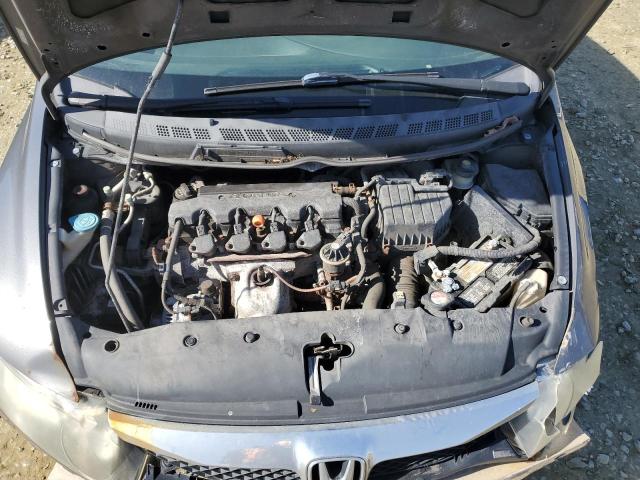 2HGFA1F65BH538041 - 2011 HONDA CIVIC LX-S Մոխրագույն լուսանկար 11