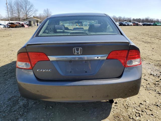 2HGFA1F65BH538041 - 2011 HONDA CIVIC LX-S Մոխրագույն լուսանկար 6
