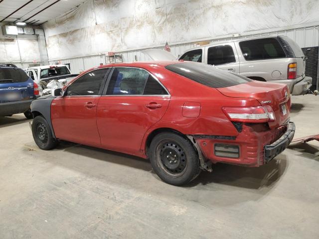 4T4BF3EK6BR138027 - 2011 TOYOTA CAMRY BASE RED photo 2