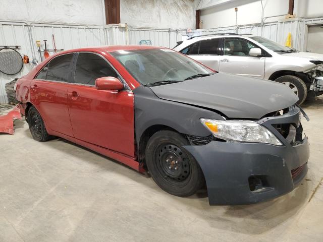 4T4BF3EK6BR138027 - 2011 TOYOTA CAMRY BASE RED photo 4
