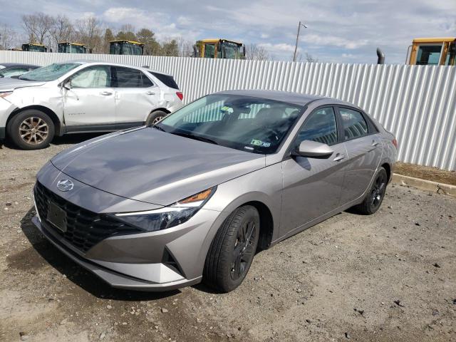 KMHLM4AG8MU144457 - 2021 HYUNDAI ELANTRA SEL CHARCOAL photo 1