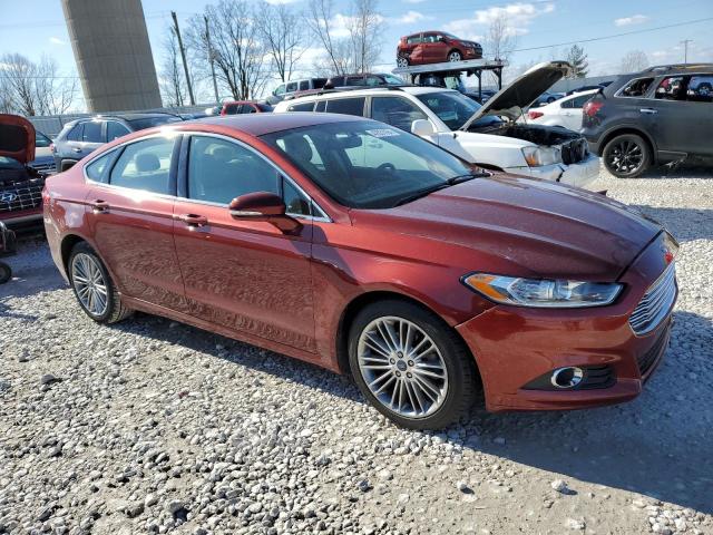 3FA6P0HD5ER389597 - 2014 FORD FUSION SE MAROON photo 4