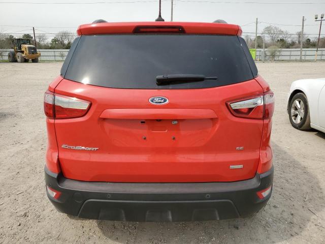 MAJ3S2GE7LC320008 - 2020 FORD ECOSPORT SE RED photo 6