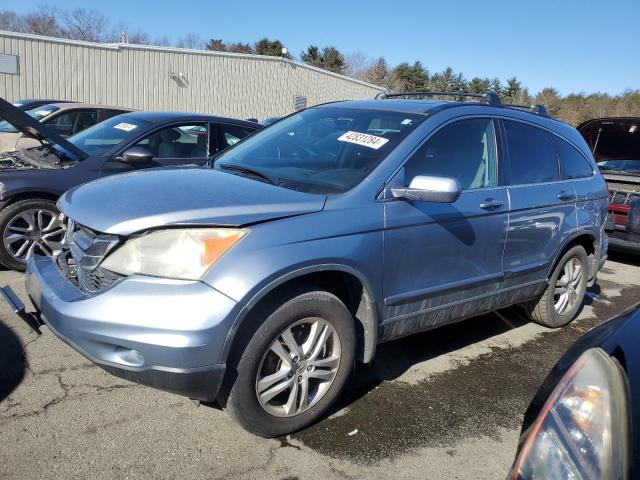 JHLRE4H77AC013042 - 2010 HONDA CR-V EXL TURQUOISE photo 1