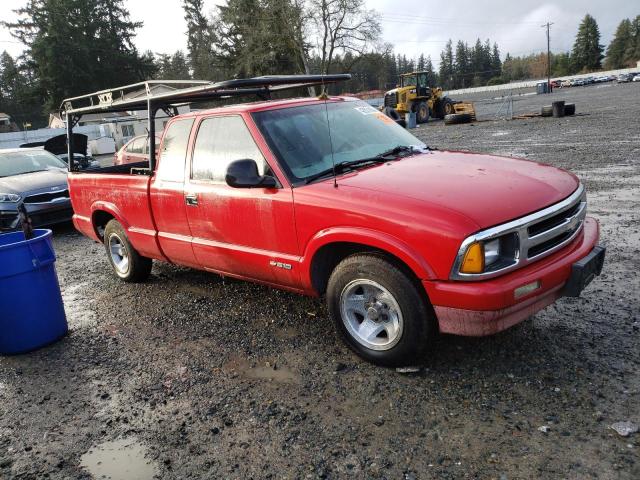 1GCCS19X1VK240294 - 1997 CHEVROLET S TRUCK S10 RED photo 4