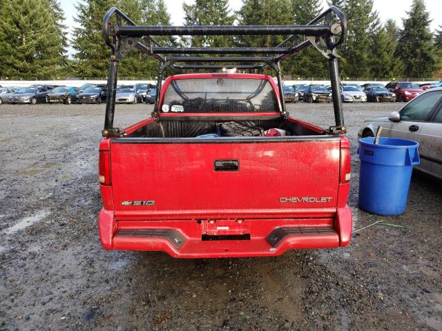 1GCCS19X1VK240294 - 1997 CHEVROLET S TRUCK S10 RED photo 6