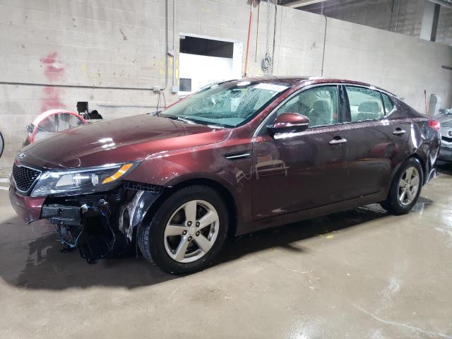 5XXGM4A73FG394347 - 2015 KIA OPTIMA LX BURGUNDY photo 1