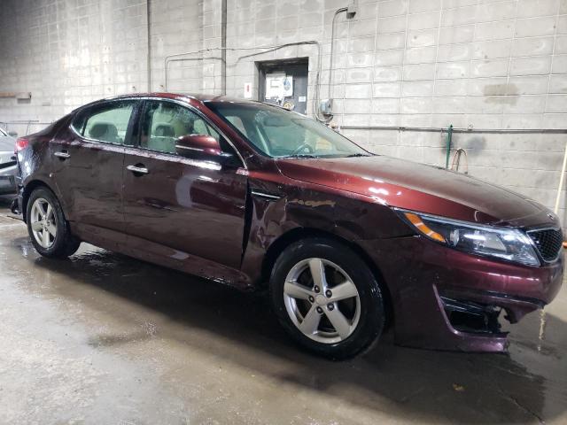 5XXGM4A73FG394347 - 2015 KIA OPTIMA LX BURGUNDY photo 4