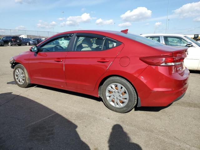 KMHD74LF5HU377475 - 2017 HYUNDAI ELANTRA SE RED photo 2