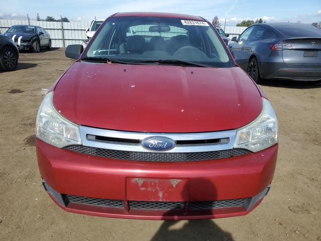 1FAHP35N29W149059 - 2009 FORD FOCUS SE RED photo 5