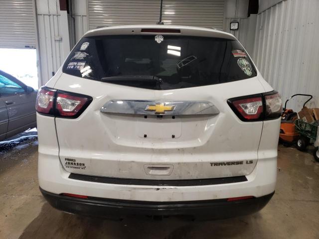 1GNKVFED0GJ122703 - 2016 CHEVROLET TRAVERSE LS WHITE photo 6