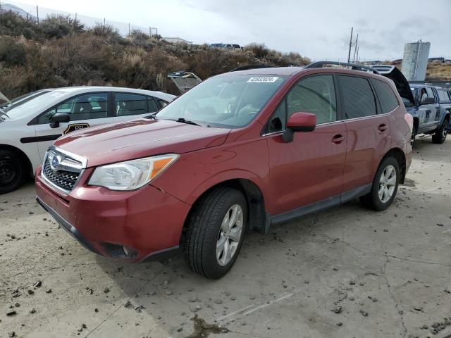 JF2SJAHC6FH569506 - 2015 SUBARU FORESTER 2.5I LIMITED MAROON photo 1