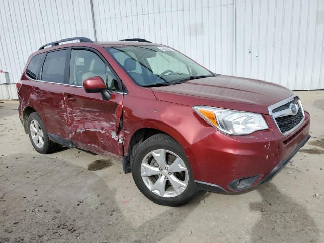 JF2SJAHC6FH569506 - 2015 SUBARU FORESTER 2.5I LIMITED MAROON photo 4