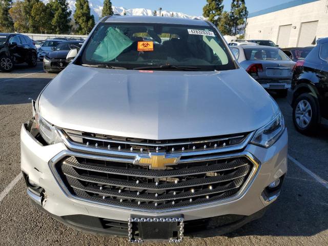 1GNERGKW0MJ133757 - 2021 CHEVROLET TRAVERSE LT SILVER photo 5