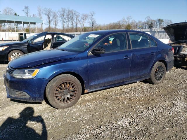 3VW1K7AJ9CM339305 - 2012 VOLKSWAGEN JETTA BASE BLUE photo 1