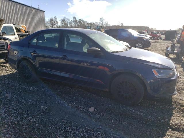 3VW1K7AJ9CM339305 - 2012 VOLKSWAGEN JETTA BASE BLUE photo 4