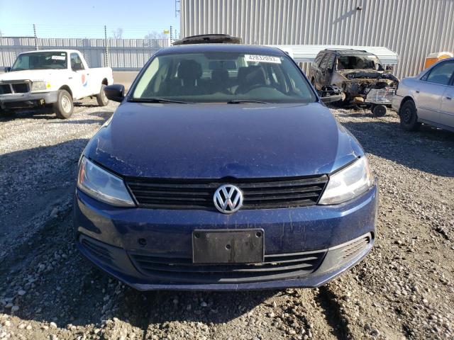 3VW1K7AJ9CM339305 - 2012 VOLKSWAGEN JETTA BASE BLUE photo 5